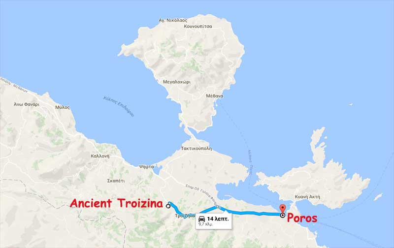 Poros island - Ancient Trizina - 
Askipieio
